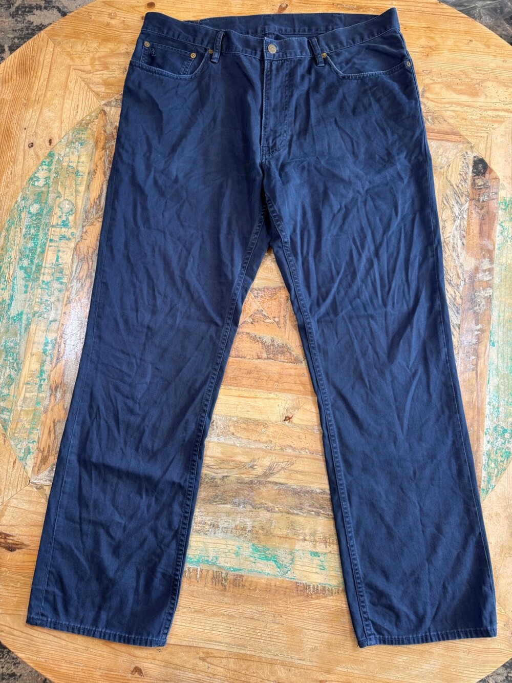 Polo Ralph Lauren Twill Dry Goods Chino Pants 38x32 RL monogram preppy travel